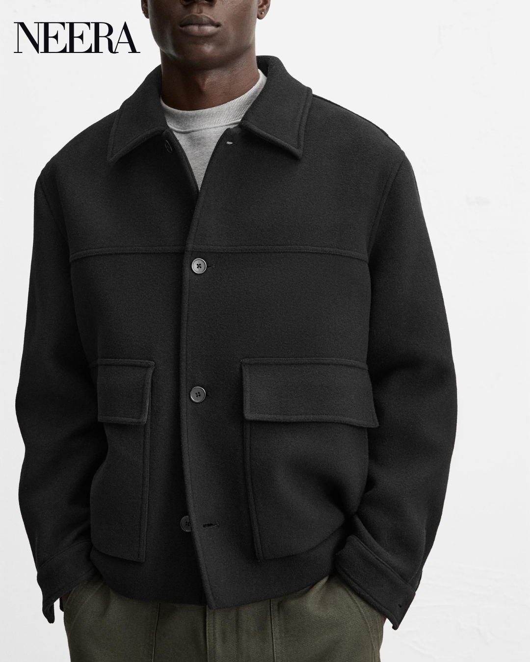 Classic Jacket with Front Pockets