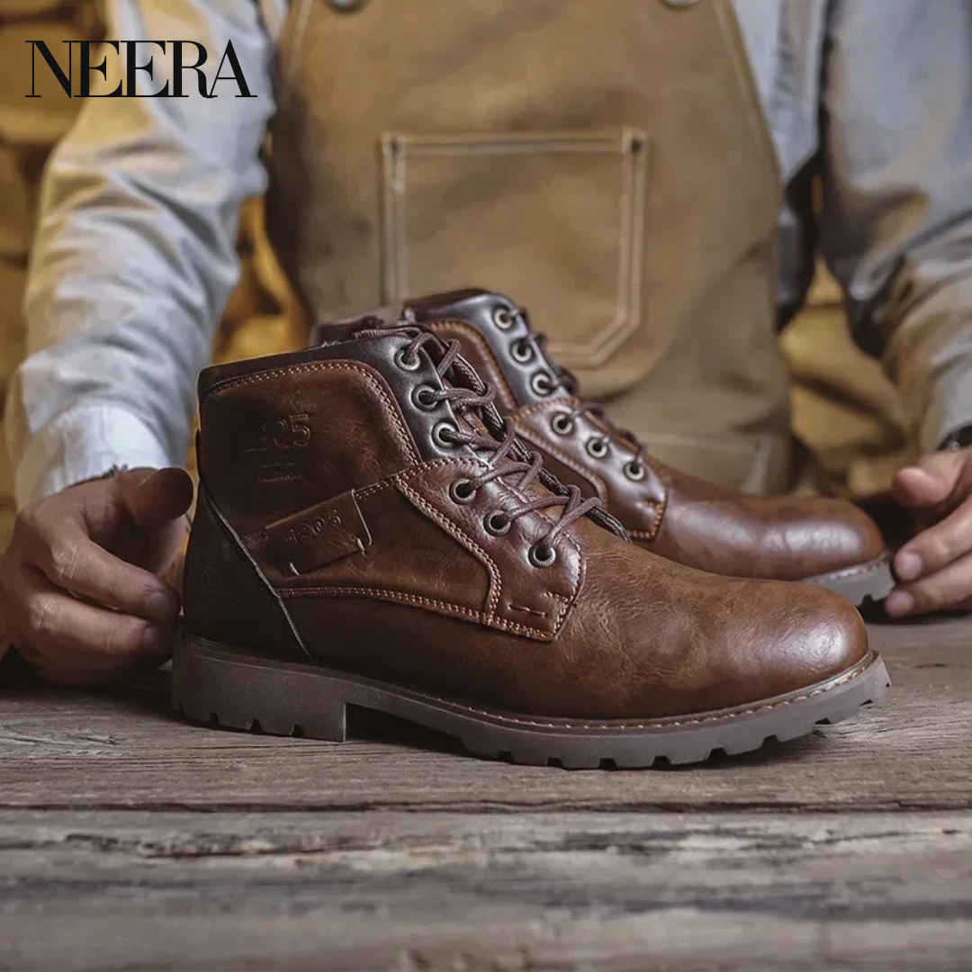 Parker | Men's British-style leather casual boots