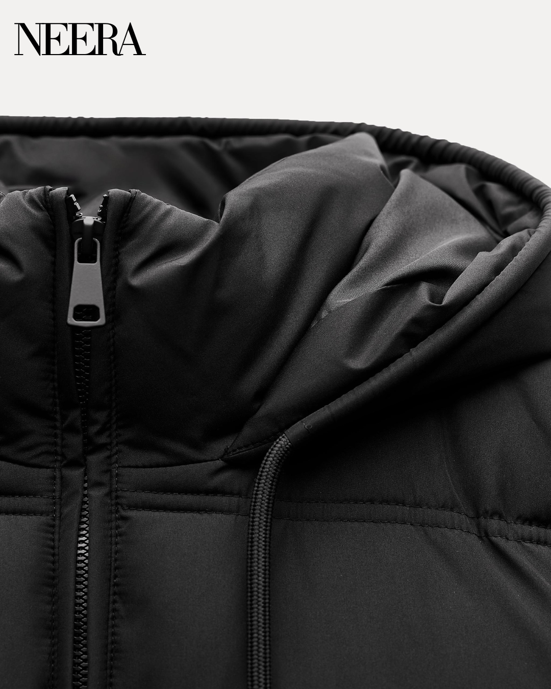 Down Jacket with Hood