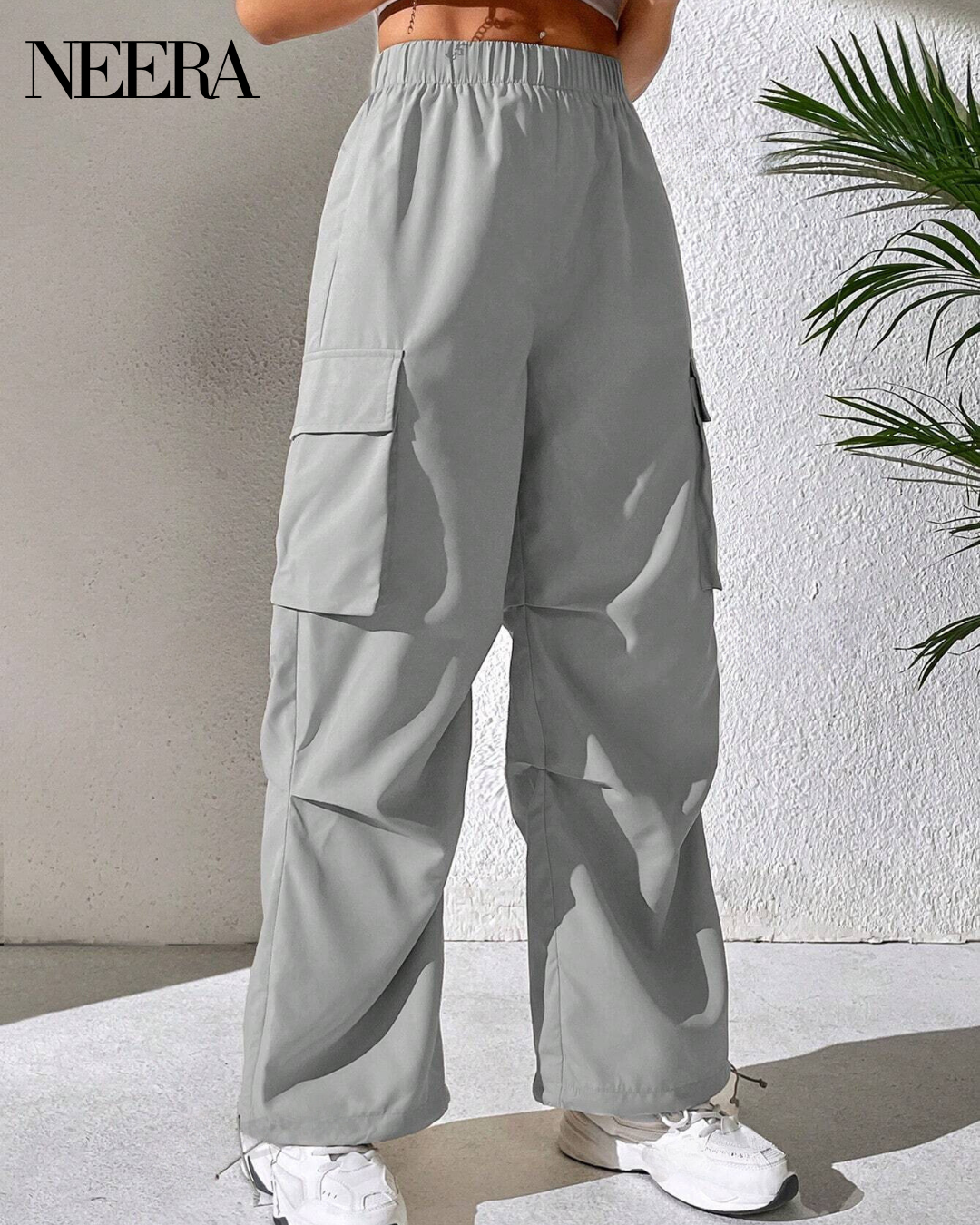 White Cargo Pants